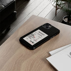 RECEIPT iPhone case