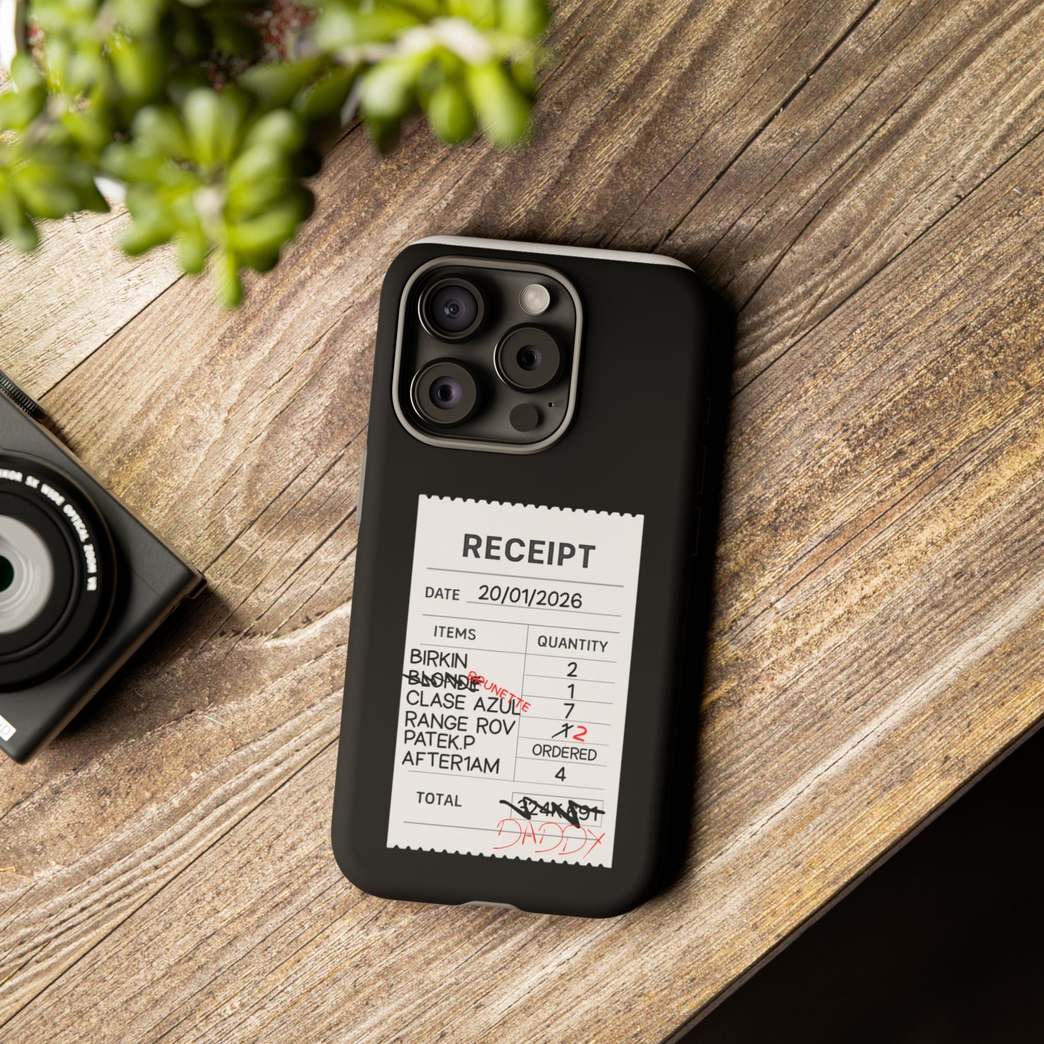 RECEIPT iPhone case