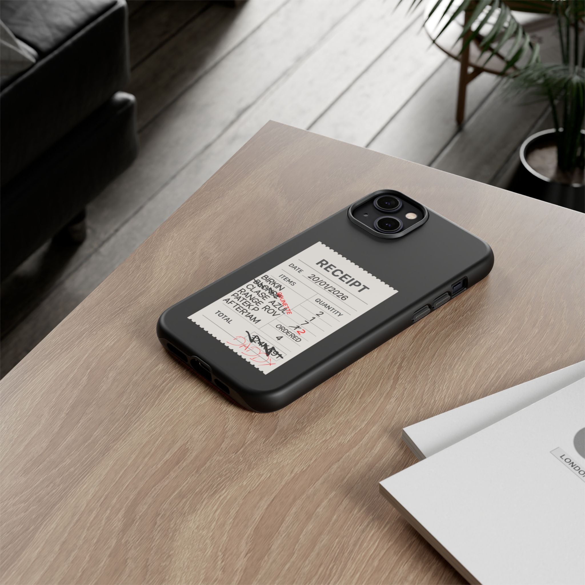 RECEIPT iPhone case
