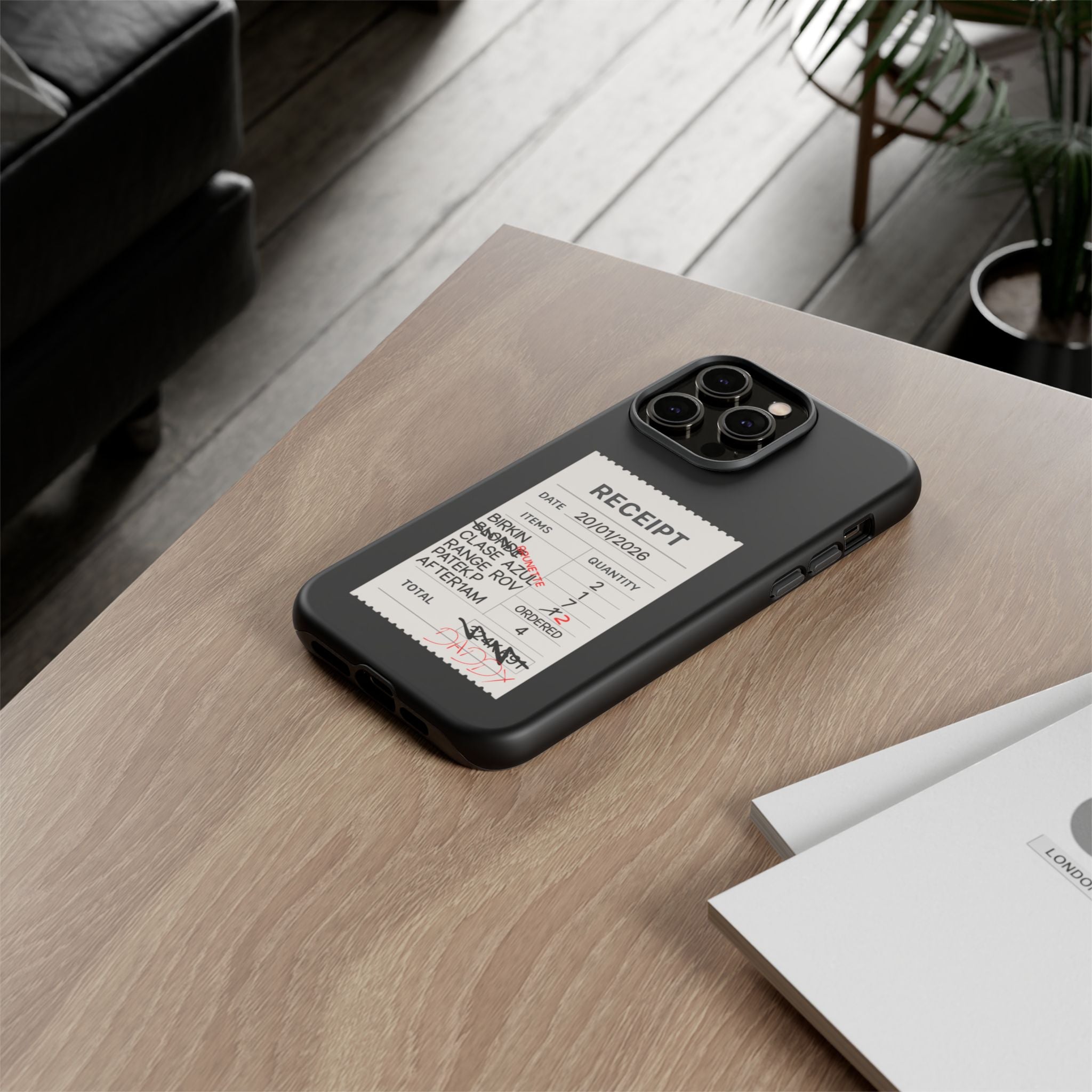 RECEIPT iPhone case