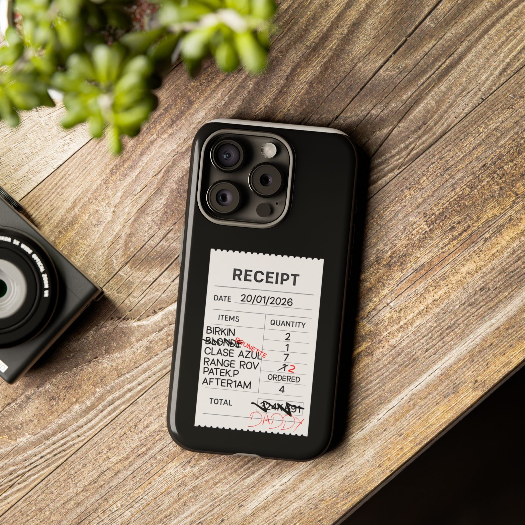 RECEIPT iPhone case