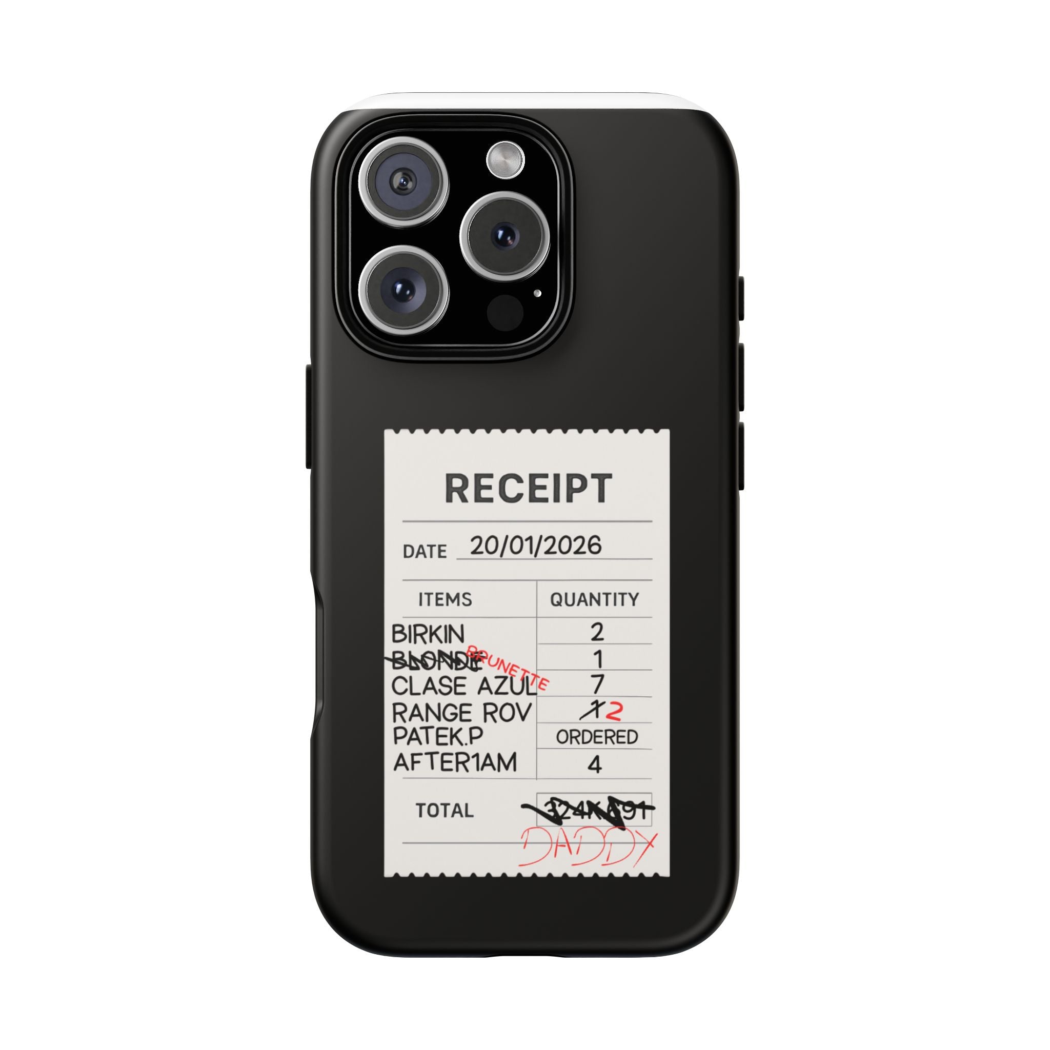 RECEIPT iPhone case