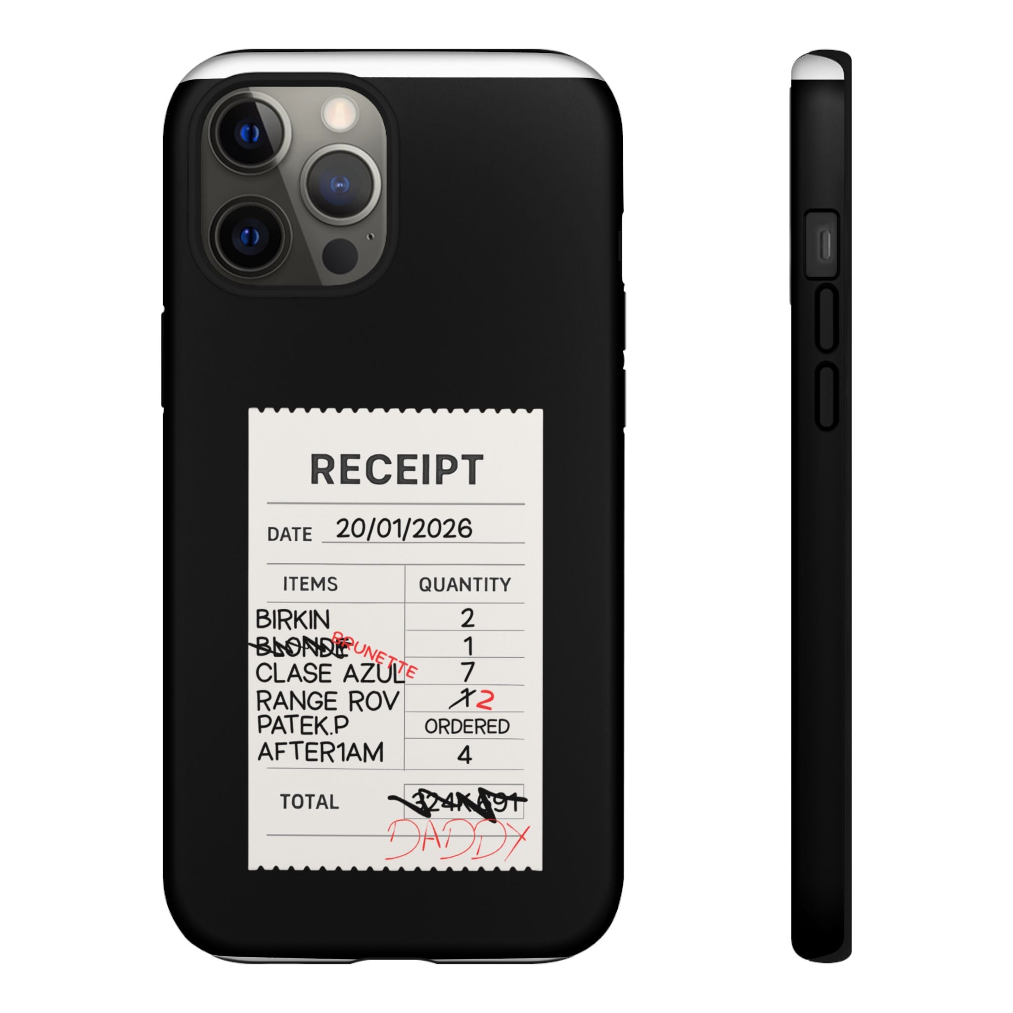 RECEIPT iPhone case