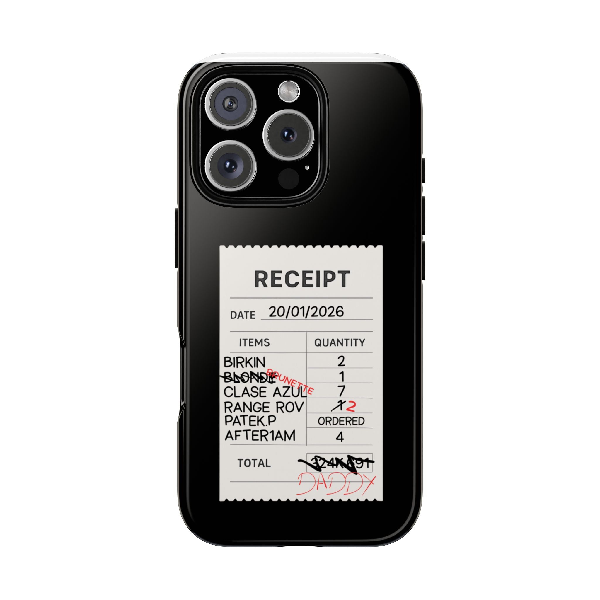 RECEIPT iPhone case