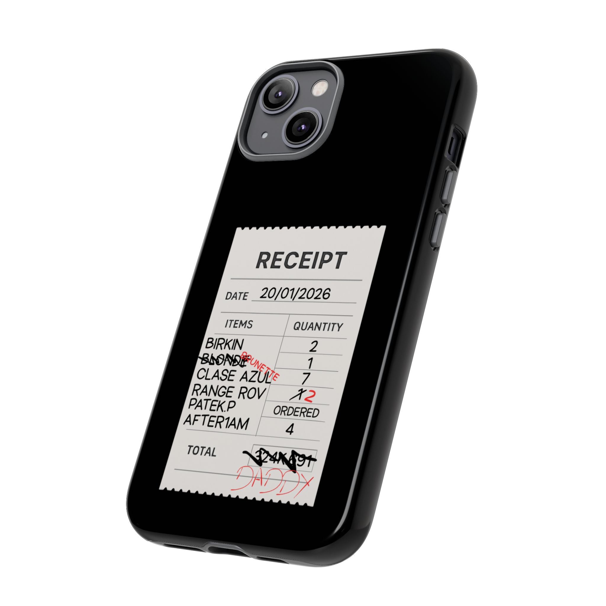 RECEIPT iPhone case