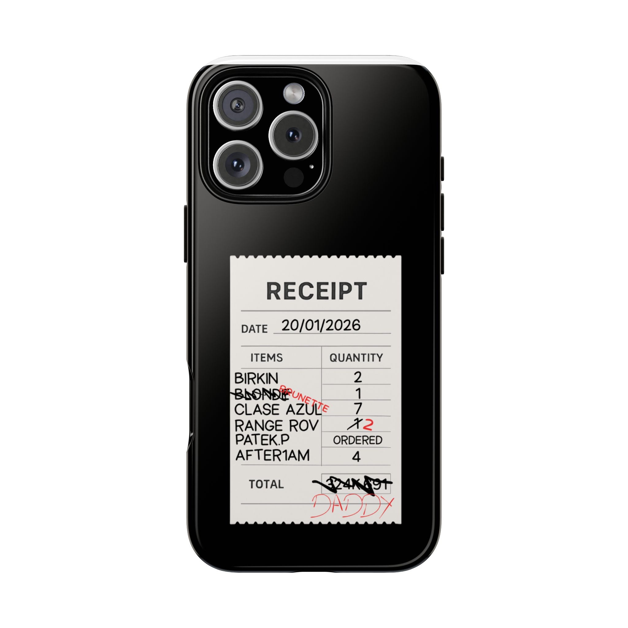 RECEIPT iPhone case