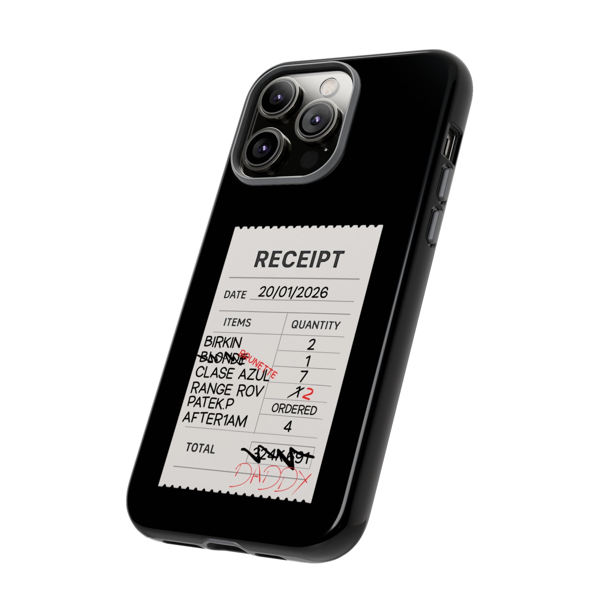 RECEIPT iPhone case