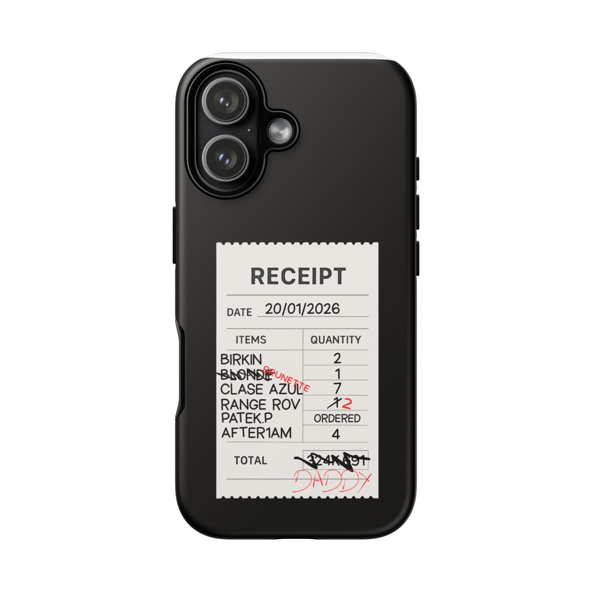 RECEIPT iPhone case